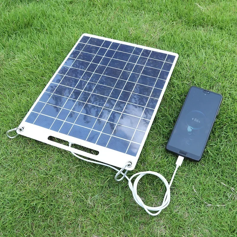 Solar Emergency Charger - 5 В Солнечная панель Водонепроницаемое портативное