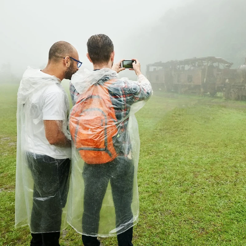 6 шт. одноразовых водонепрониц – обзор и цена Emergency Poncho Rain