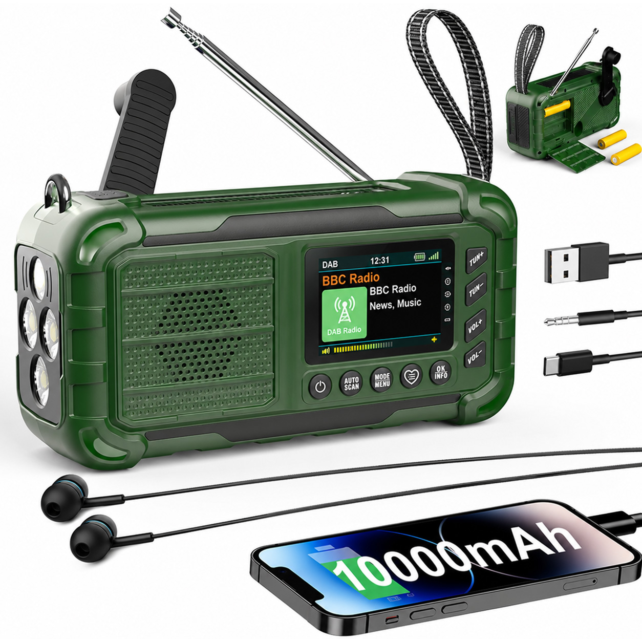 Ручное солнечное радио AM/FM/D – обзор и цена Solar Emergency Charger